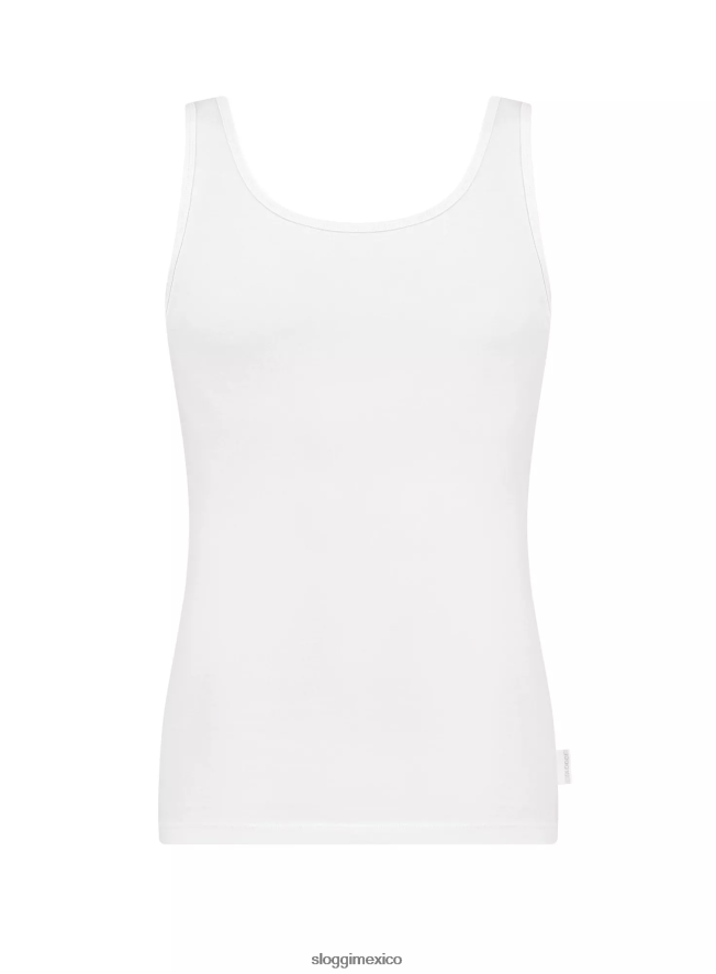 ropa de estar por casa | mx sloggi hombres Camiseta sin mangas 24/7 blanco 220XJH783