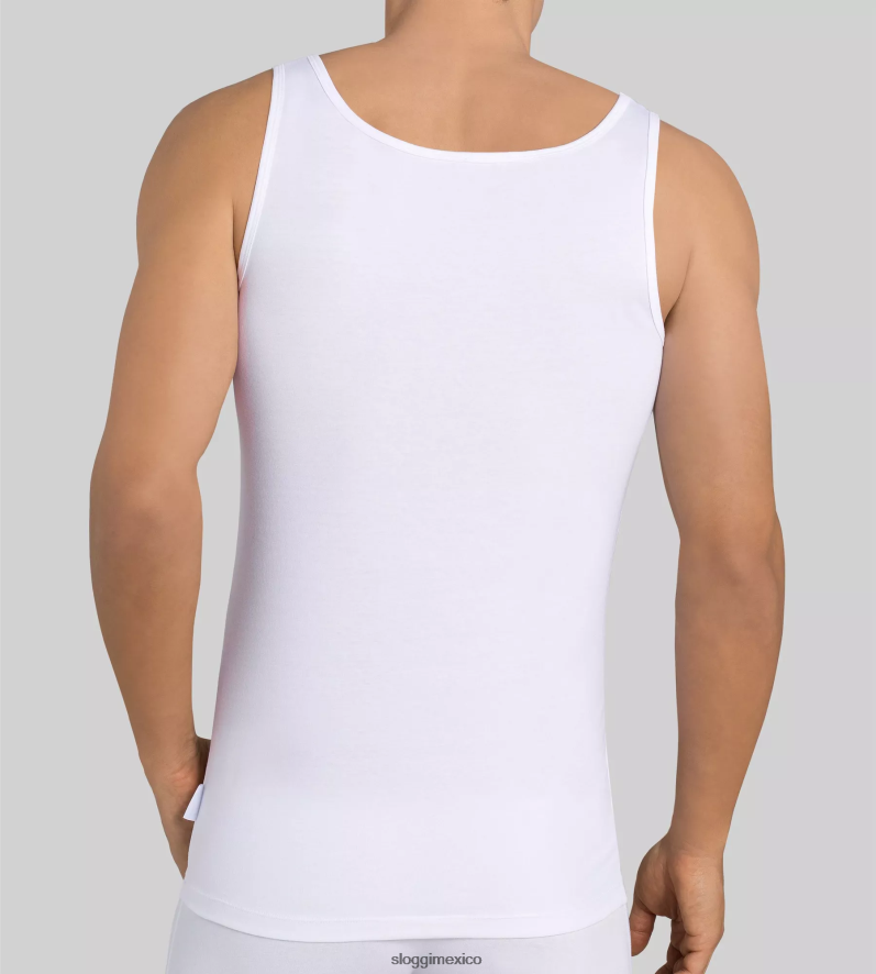 ropa de estar por casa | mx sloggi hombres Camiseta sin mangas 24/7 blanco 220XJH783
