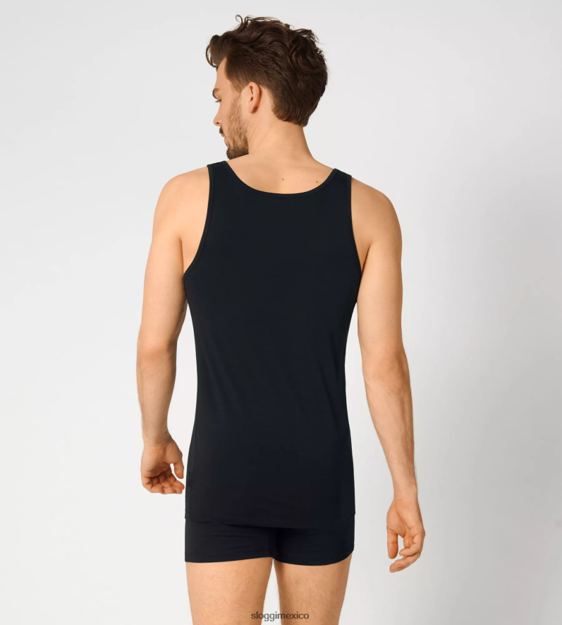 ropa de estar por casa | mx sloggi hombres Camiseta sin mangas 24/7 negro 220XJH743