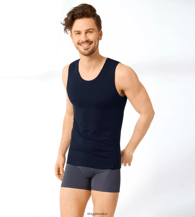 ropa de estar por casa | mx sloggi hombres Camiseta sin mangas con la firma de Ever Fresh noche tranquila 220XJH904