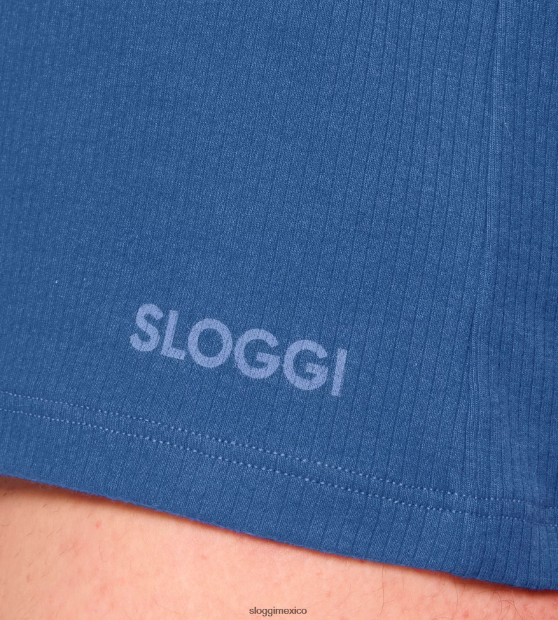 ropa de estar por casa | mx sloggi hombres camiseta sin mangas de evolución libre cielo de verano 220XJH726