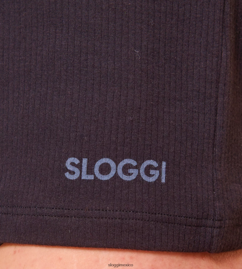 ropa de estar por casa | mx sloggi hombres camiseta sin mangas de evolución libre negro 220XJH850