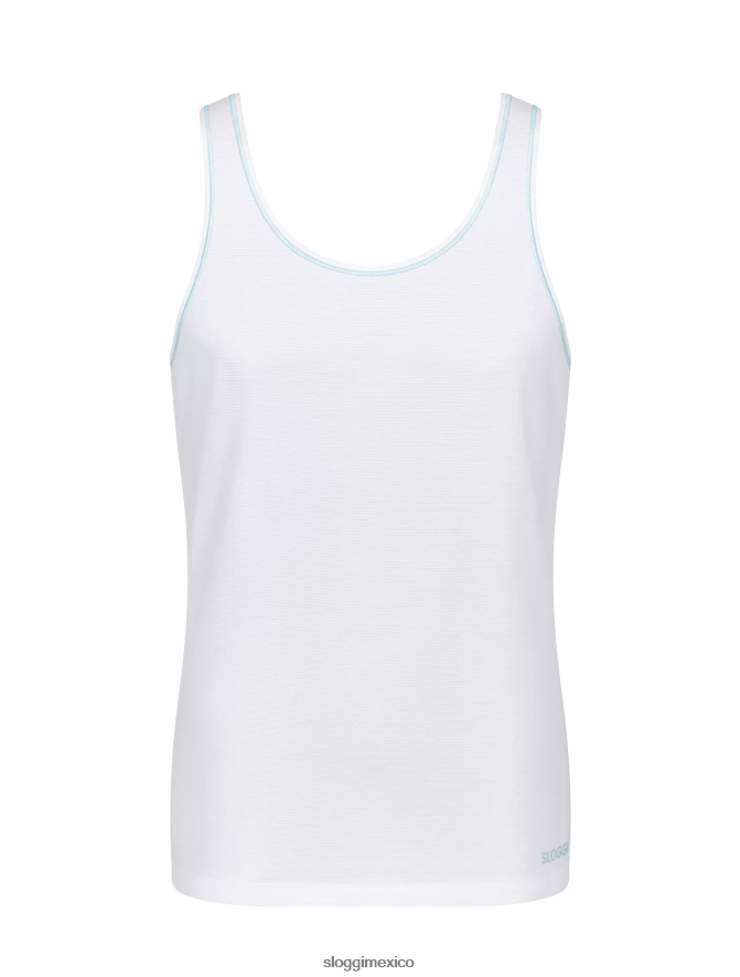 ropa de estar por casa | mx sloggi hombres camiseta sin mangas siempre genial blanco 220XJH867