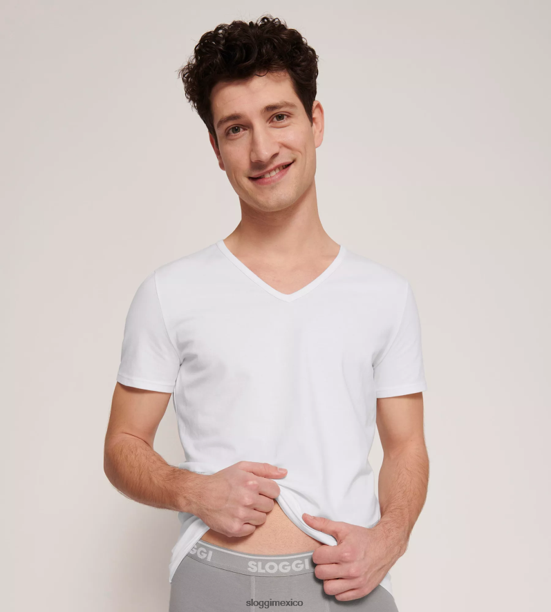 ropa de estar por casa | mx sloggi hombres ir camiseta sin mangas blanco 220XJH868