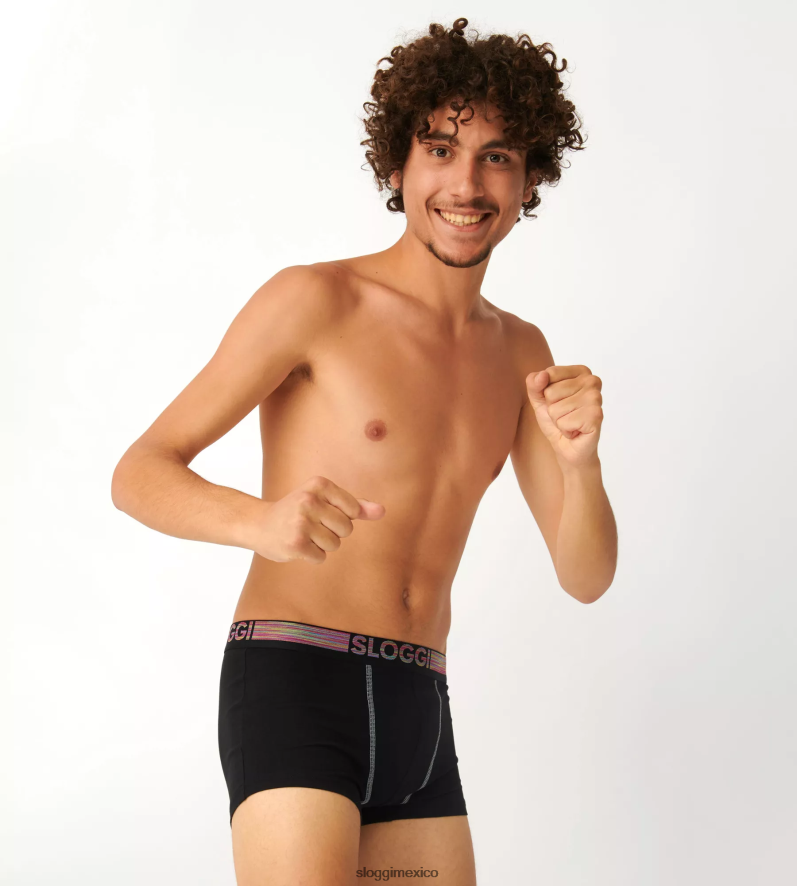 ropa interior mx sloggi hombres braguita hipster natural go abc negro 220XJH889