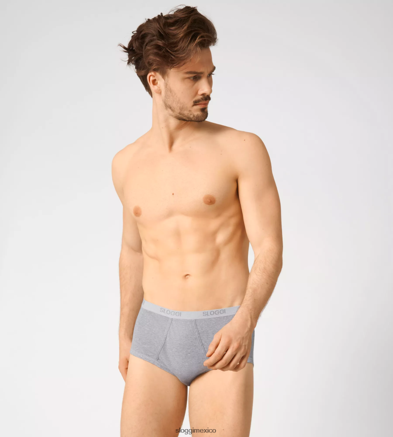 ropa interior mx sloggi hombres braguita maxi básica combinación negra 220XJH822