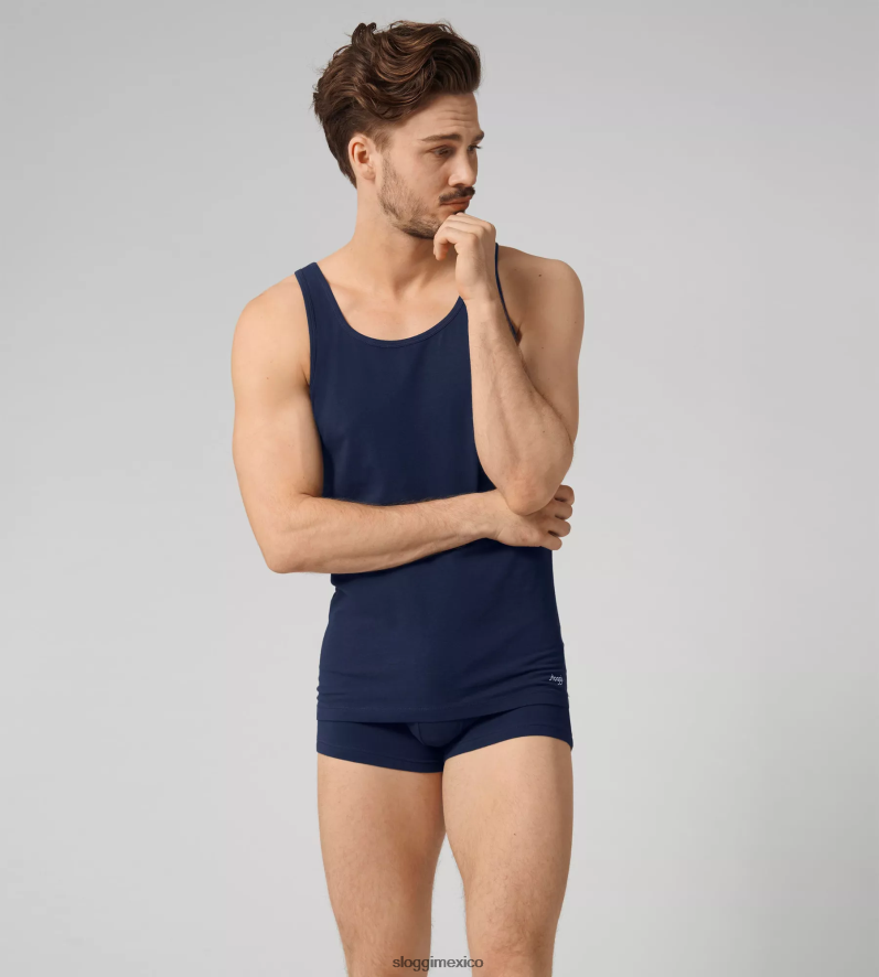 ropa interior mx sloggi hombres calzoncillos hipster go abc azul negro 220XJH781