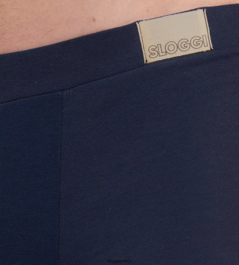 ropa interior mx sloggi hombres ir calzoncillos hipster naturales combinación azul - oscuro 220XJH765