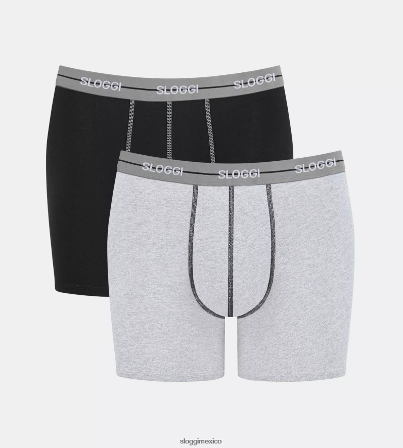 ropa interior mx sloggi hombres empezar pantalones cortos combinación gris 220XJH877