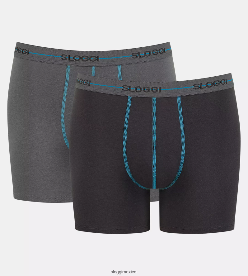 ropa interior mx sloggi hombres empezar pantalones cortos marrón - combinación clara 220XJH742