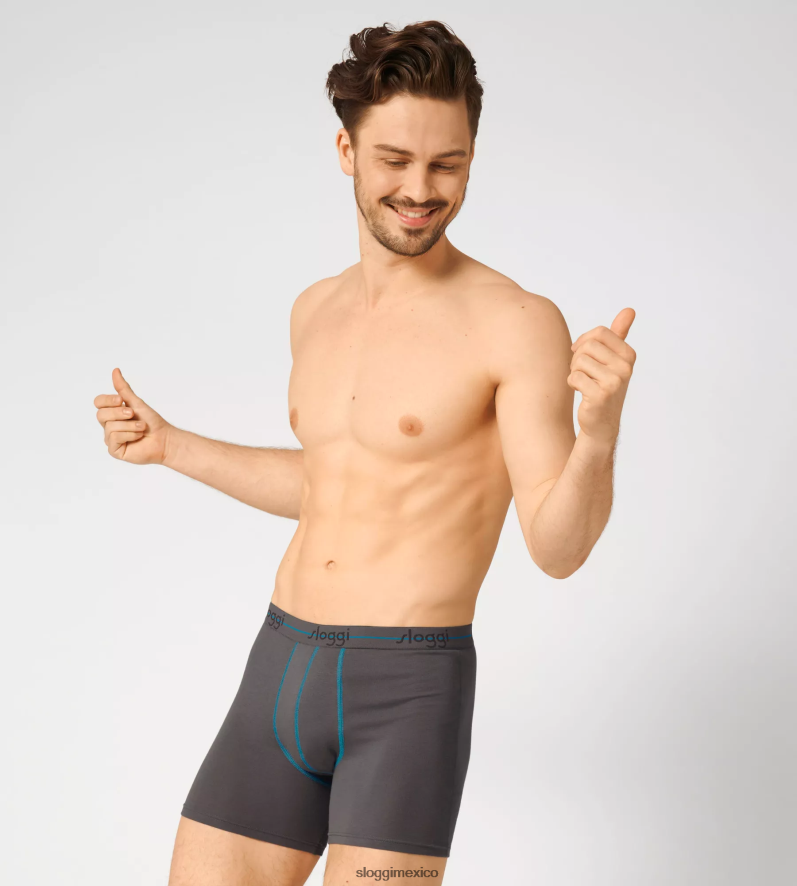ropa interior mx sloggi hombres empezar pantalones cortos marrón - combinación clara 220XJH742