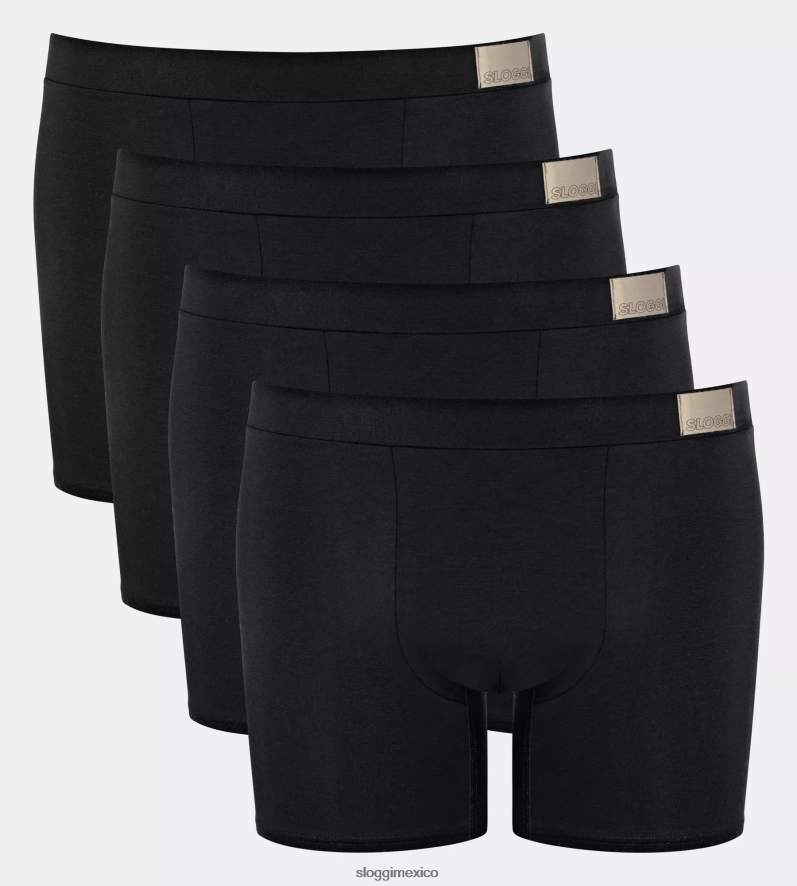 ropa interior mx sloggi hombres ir pantalones cortos naturales negro 220XJH876