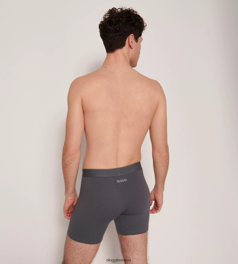ropa interior mx sloggi hombres pantalones cortos siempre aireados combinación gris 220XJH774