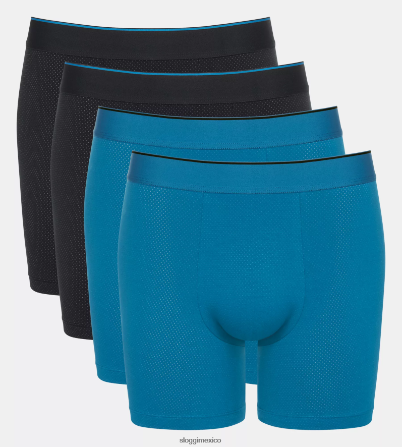 ropa interior mx sloggi hombres pantalones cortos siempre aireados combinación negra 220XJH724