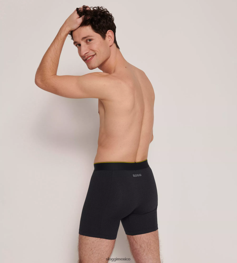 ropa interior mx sloggi hombres pantalones cortos siempre aireados negro 220XJH898