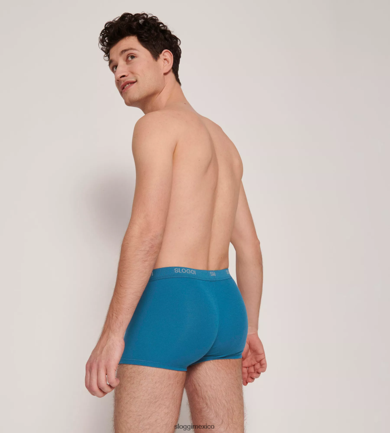 ropa interior mx sloggi hombres shorts basicos Míkonos azul 220XJH852