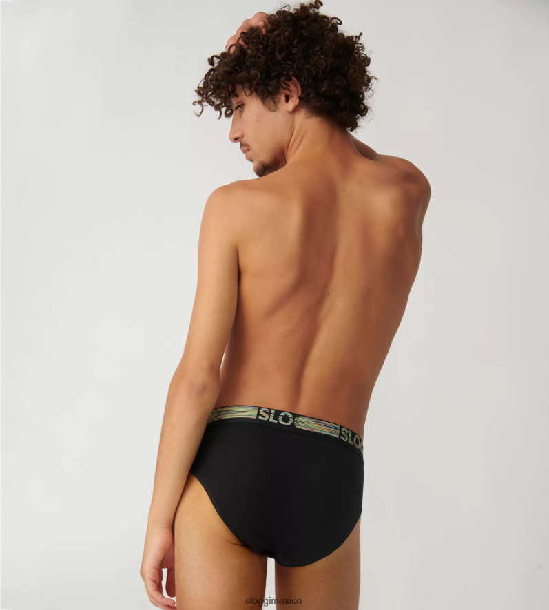 ropa interior mx sloggi hombres braguita midi go abc natural combinación azul - oscuro 220XJH826