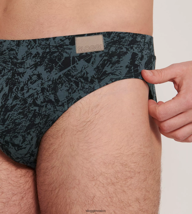 ropa interior mx sloggi hombres braguita midi natural violeta - combinación oscura 220XJH827