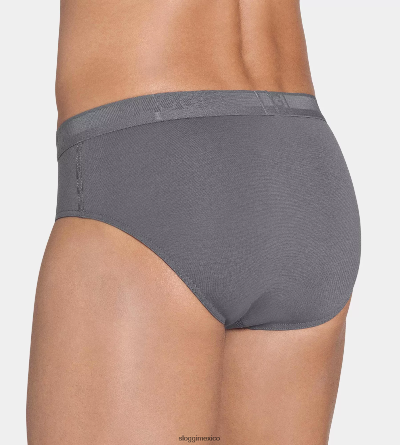 ropa interior mx sloggi hombres braguitas midi evernew gris delfín 220XJH878