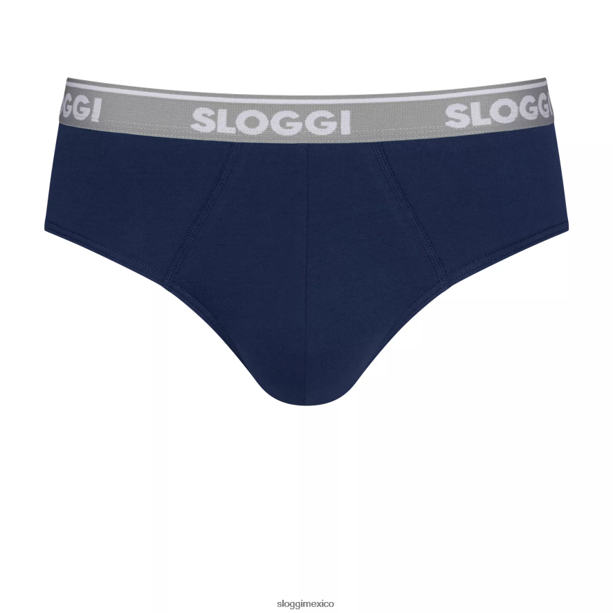 ropa interior mx sloggi hombres braguitas midi go abc azul negro 220XJH803