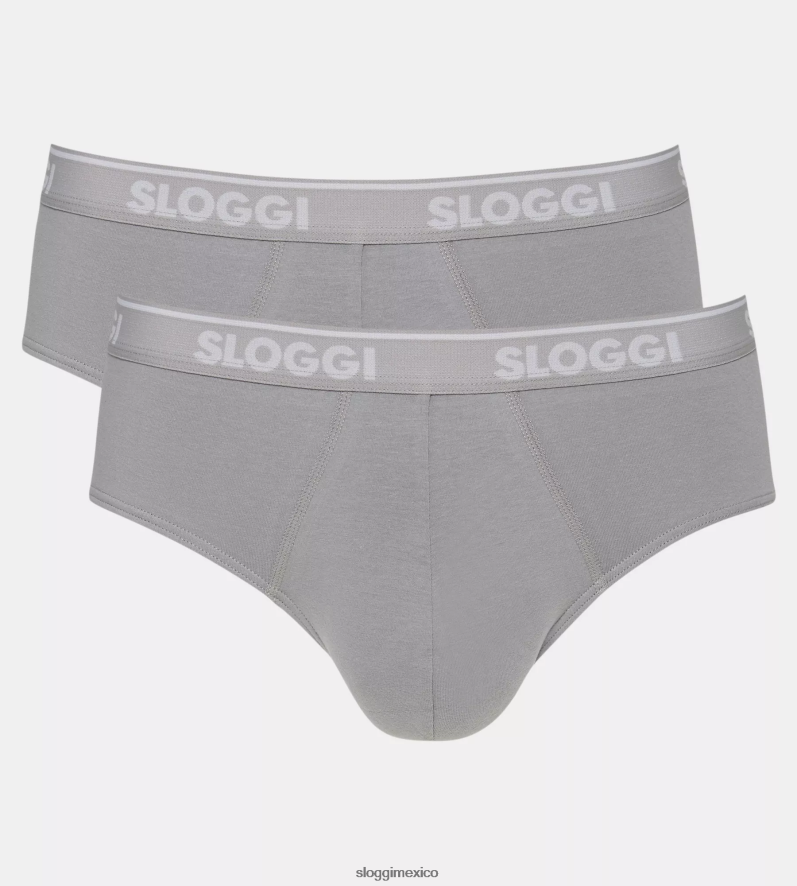 ropa interior mx sloggi hombres braguitas midi go abc gris piedra 220XJH807