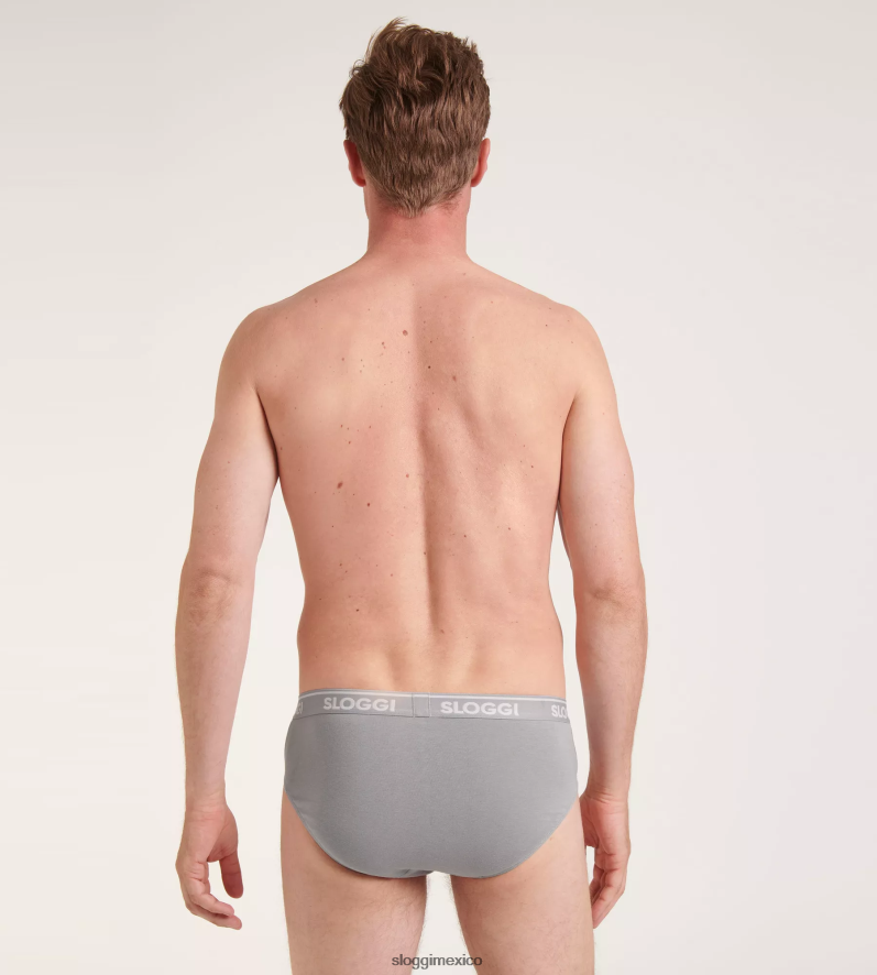 ropa interior mx sloggi hombres braguitas midi go abc gris piedra 220XJH807