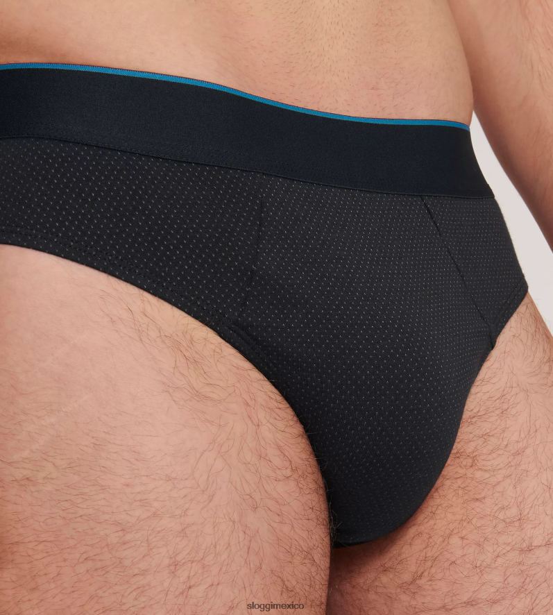 ropa interior mx sloggi hombres calzoncillos midi siempre aireados combinación negra 220XJH729
