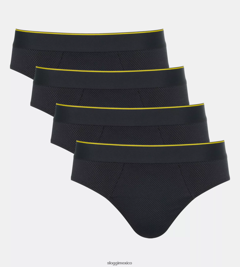 ropa interior mx sloggi hombres calzoncillos midi siempre aireados negro 220XJH862