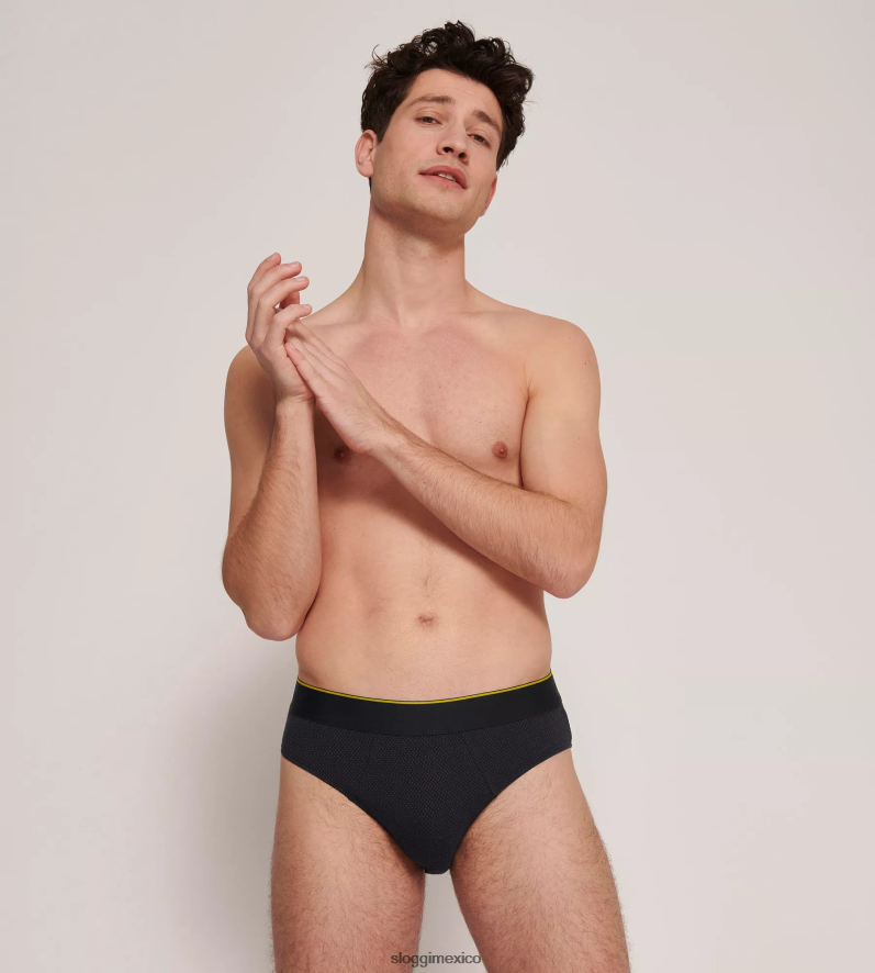 ropa interior mx sloggi hombres calzoncillos midi siempre aireados negro 220XJH862