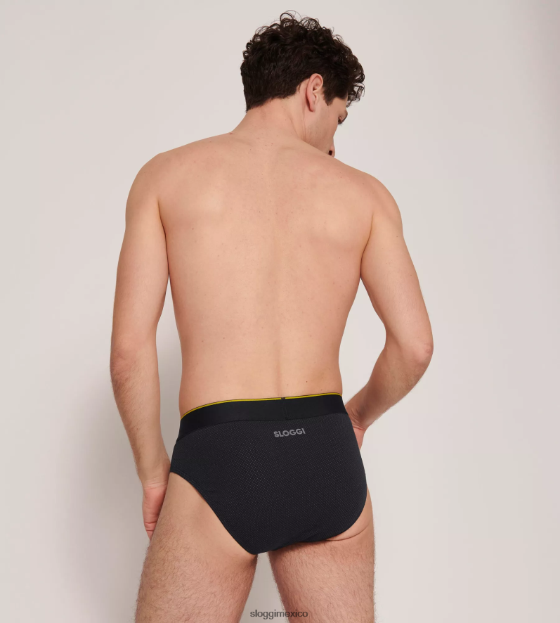 ropa interior mx sloggi hombres calzoncillos midi siempre aireados negro 220XJH862