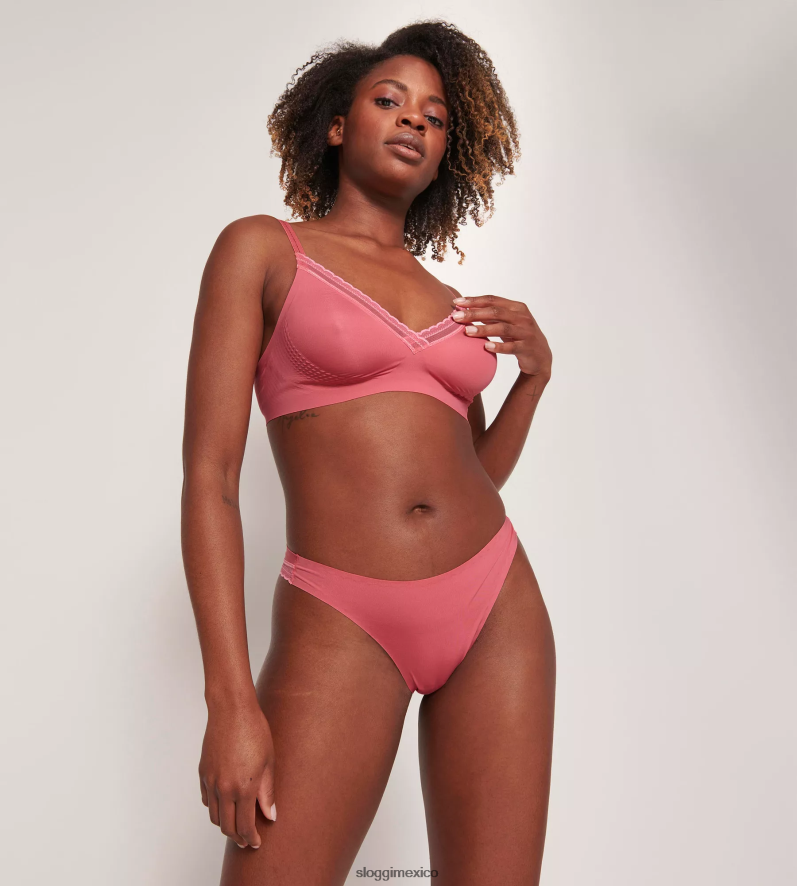 bragas | mx sloggi mujer braguita brasileña body adapt twist Rosa del desierto 220XJH467