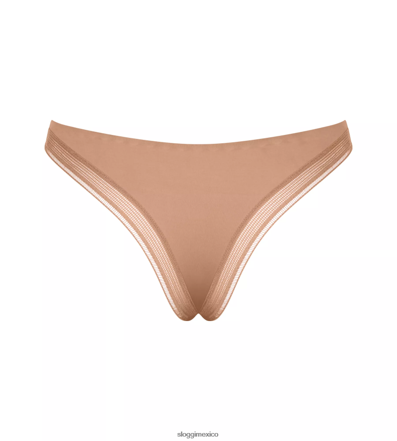 bragas | mx sloggi mujer braguita brasileña body adapt twist marrón nostálgico 220XJH672
