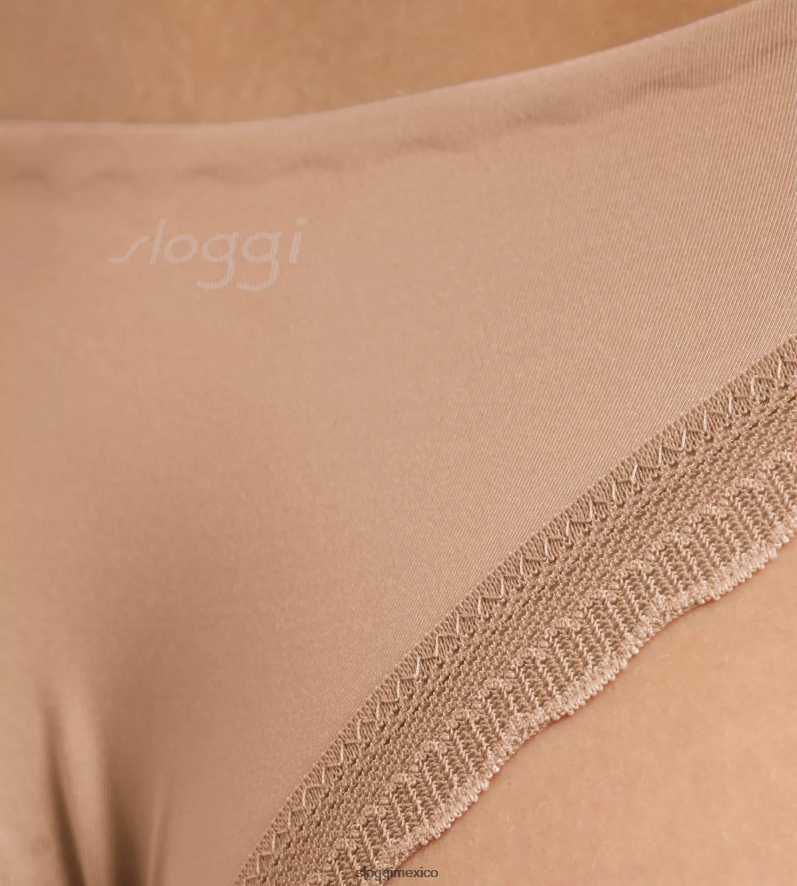 bragas | mx sloggi mujer braguita brasileña body adapt twist marrón nostálgico 220XJH672