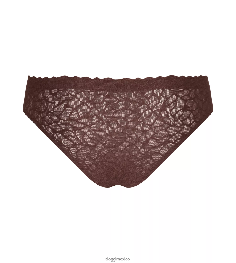 bragas | mx sloggi mujer braguitas brasileñas de encaje zero feel marrón ébano 220XJH691