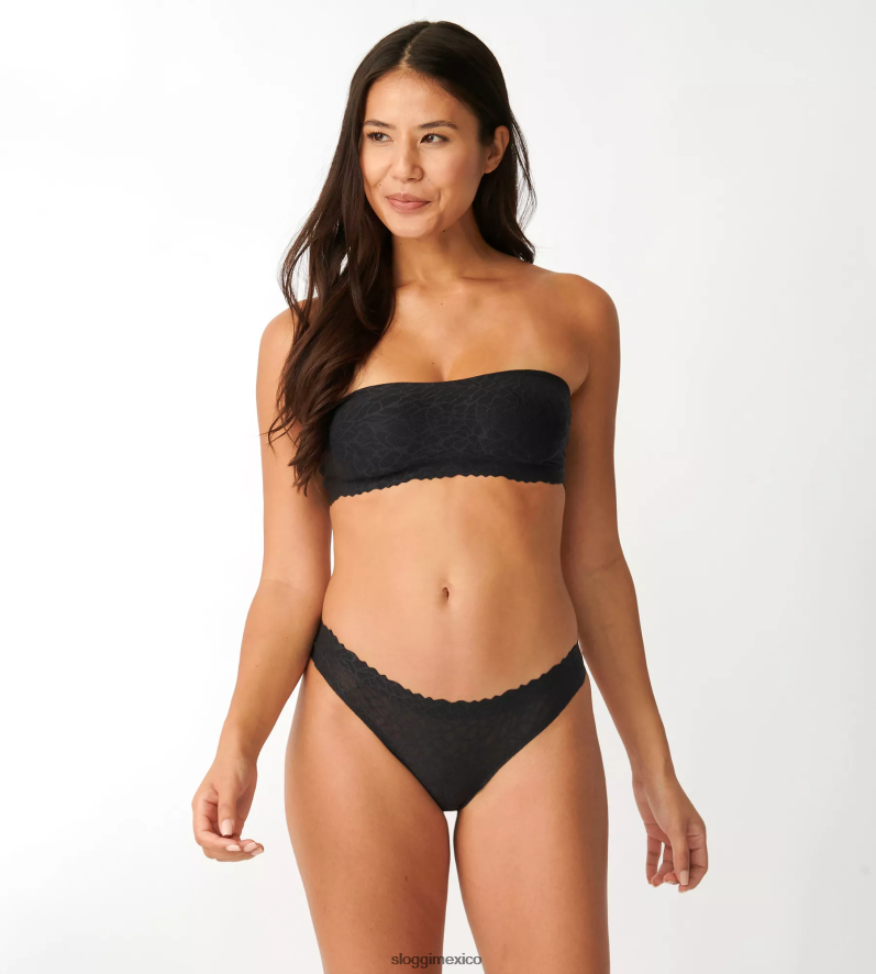 bragas | mx sloggi mujer braguitas brasileñas de encaje zero feel negro 220XJH87