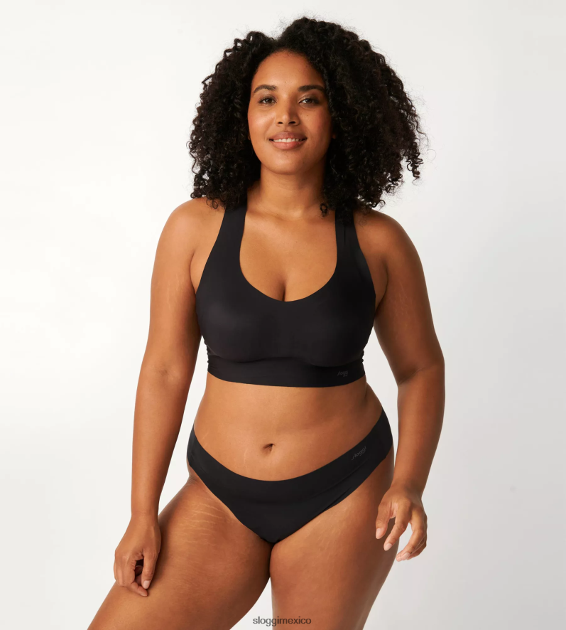 bragas | mx sloggi mujer cuerda de sensación cero negro 220XJH287
