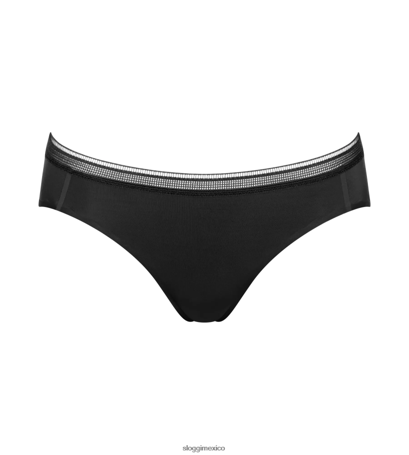 bragas | mx sloggi mujer braguita hipster body adapt twist negro 220XJH164