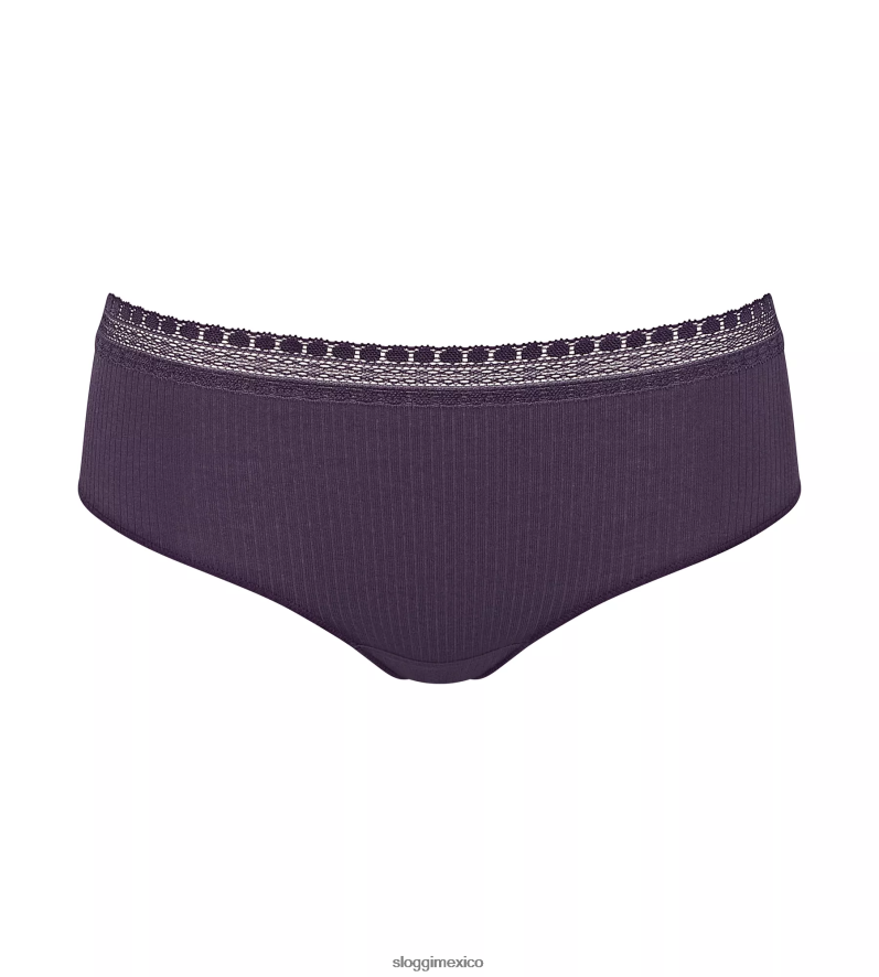bragas | mx sloggi mujer braguitas hipster de canalé arándano 220XJH132
