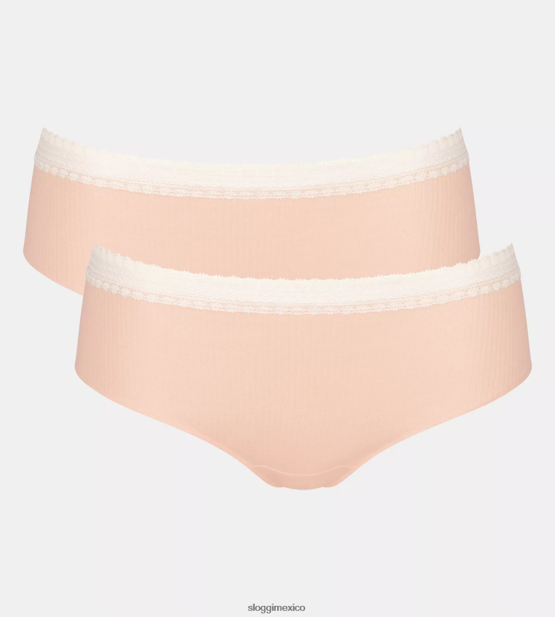 bragas | mx sloggi mujer braguitas hipster de canalé fabuloso 220XJH214