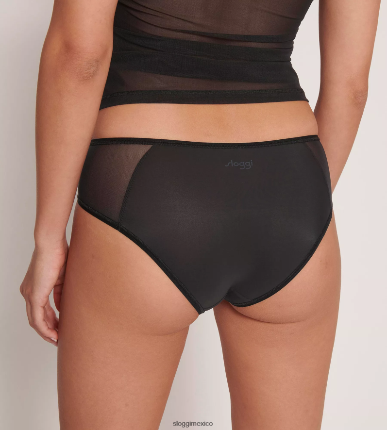 bragas | mx sloggi mujer braguitas hipster soft adapt negro 220XJH31