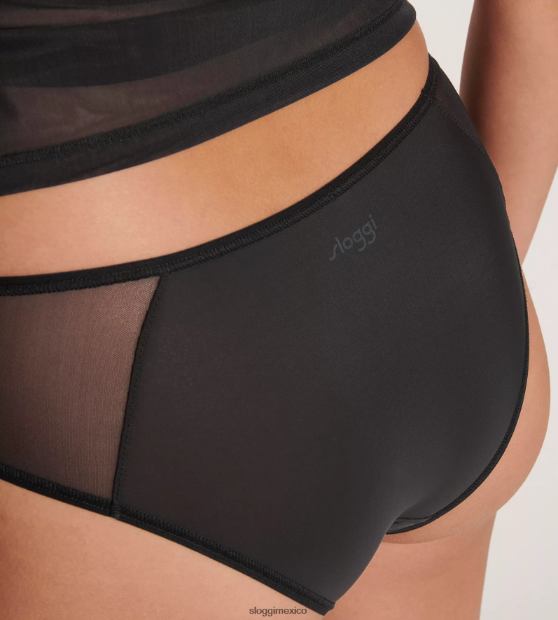 bragas | mx sloggi mujer braguitas hipster soft adapt negro 220XJH31