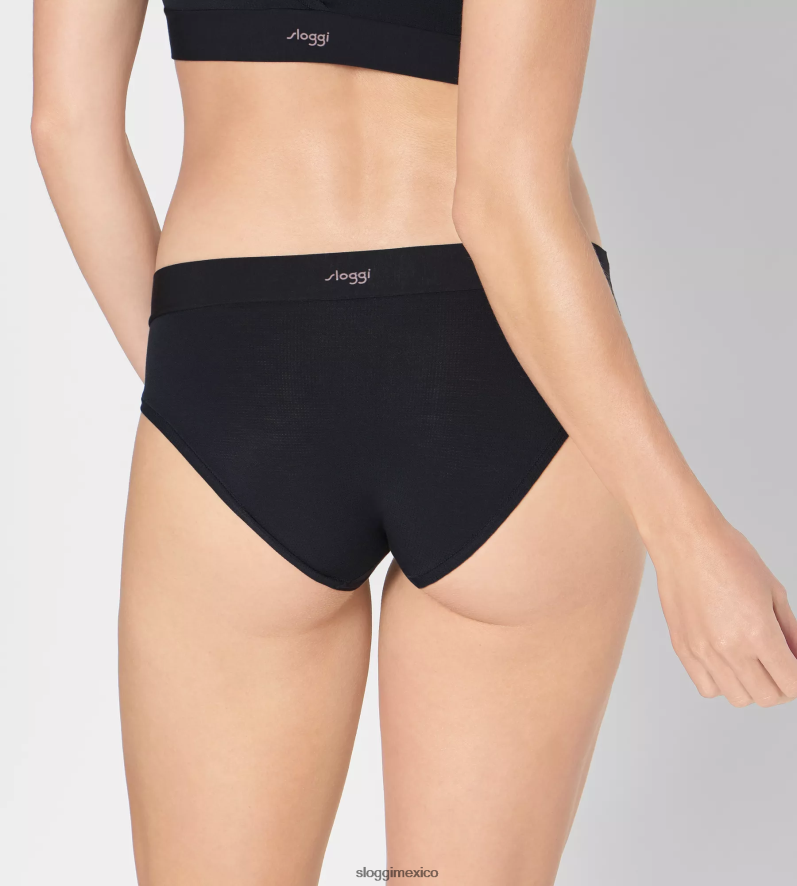 bragas | mx sloggi mujer braguitas hipster versátiles negro 220XJH663