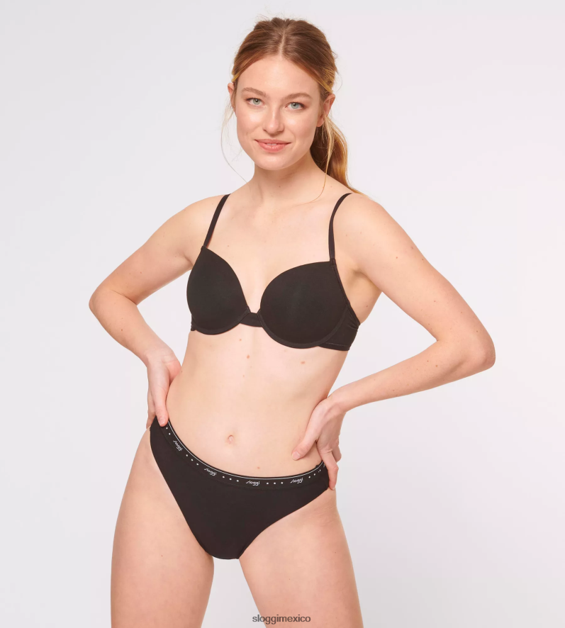 bragas | mx sloggi mujer 24/7 100 bragas tai negro 220XJH247
