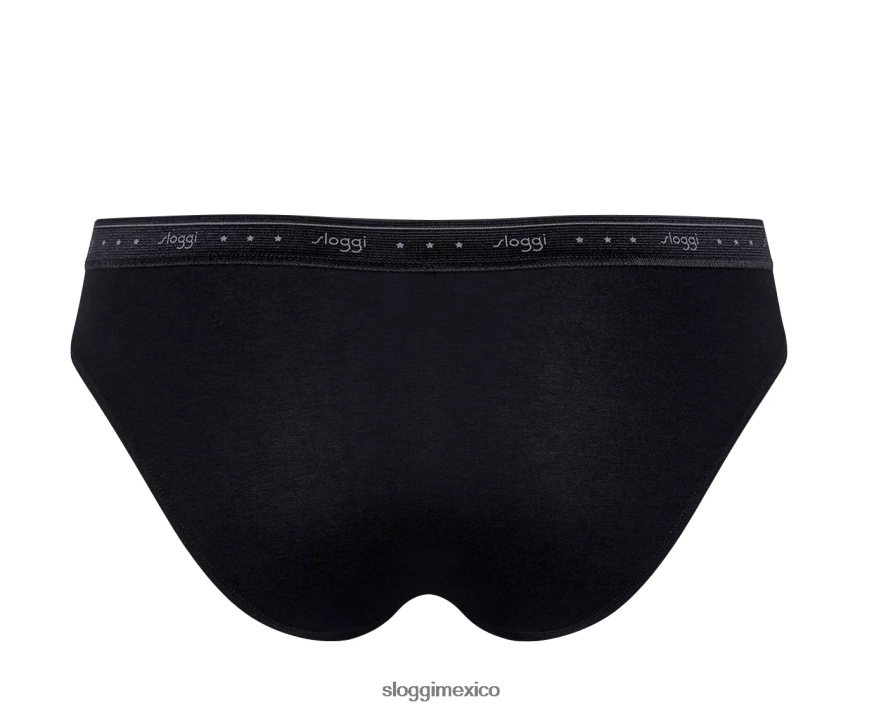 bragas | mx sloggi mujer 24/7 100 minibraguitas negro 220XJH701