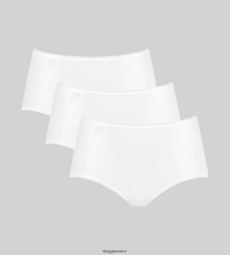 bragas | mx sloggi mujer Braguita midi de microfibra 24/7 blanco 220XJH338