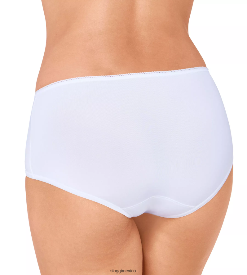 bragas | mx sloggi mujer Braguita midi de microfibra 24/7 blanco 220XJH338