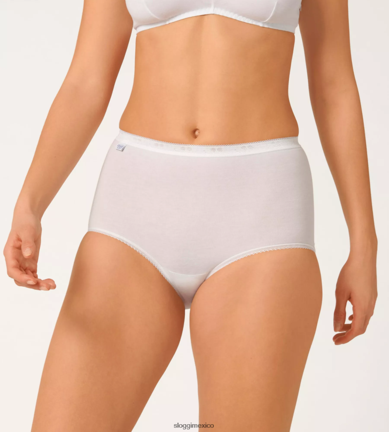bragas | mx sloggi mujer braguita básica+ maxi blanco 220XJH226