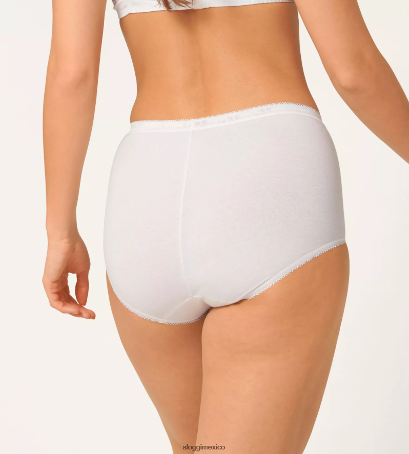 bragas | mx sloggi mujer braguita básica+ maxi blanco 220XJH411