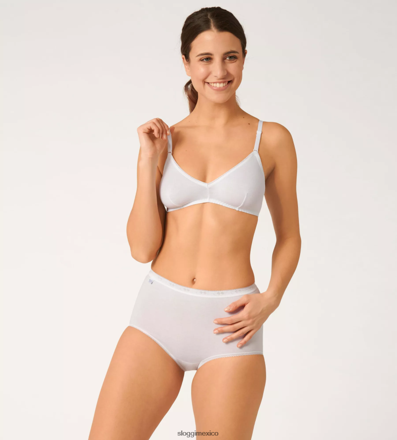 bragas | mx sloggi mujer braguita básica+ maxi blanco 220XJH411