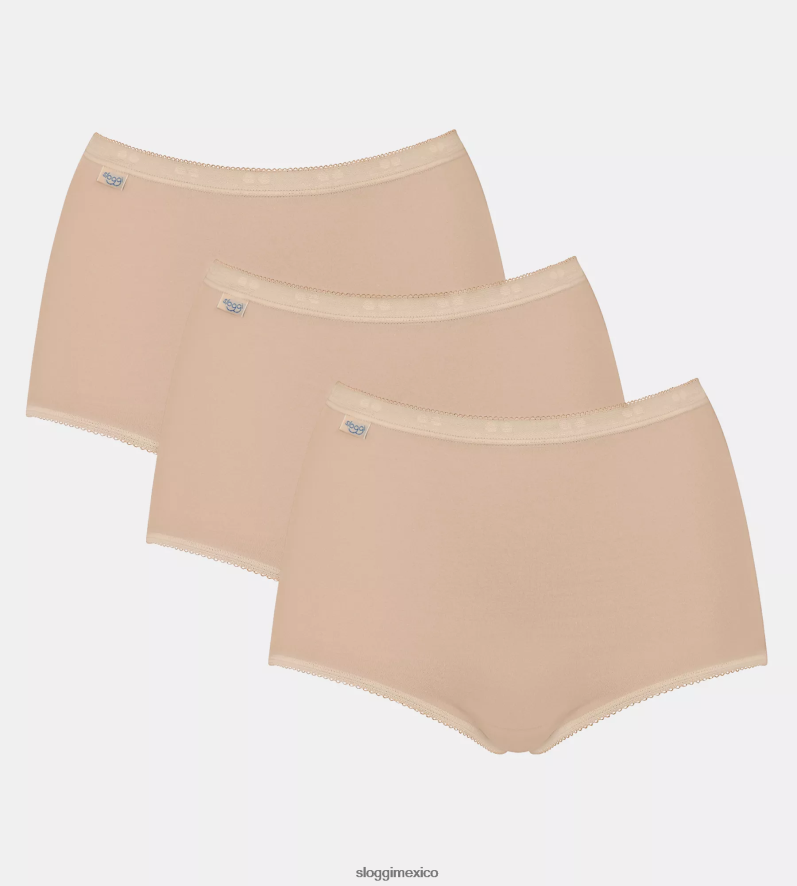 bragas | mx sloggi mujer braguita básica+ maxi piel 220XJH129